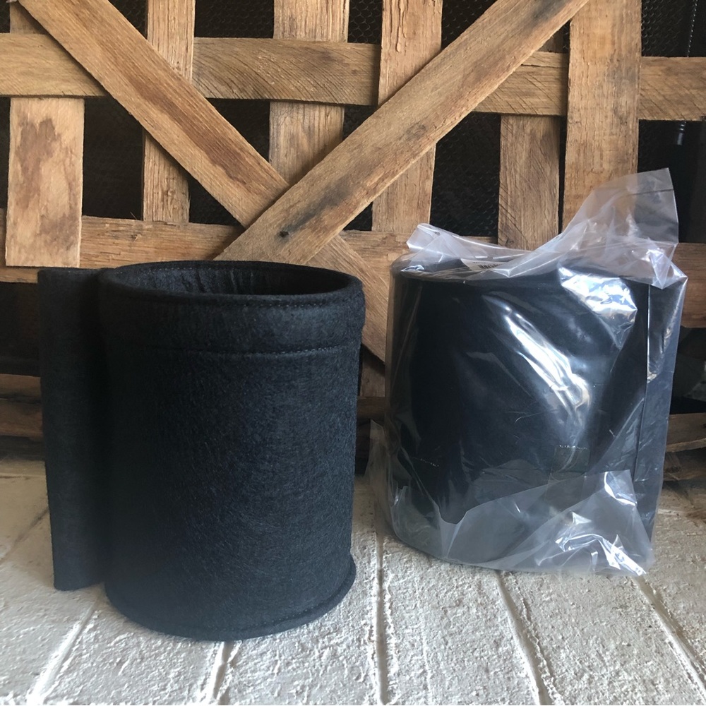 Ethan Allen Disney Fantastic Felt Wall System black wool container x 2 (33)